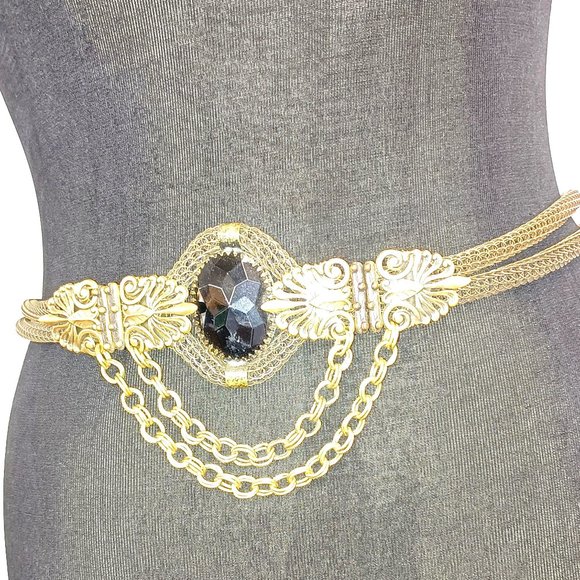 Ferrara Whiting & Davis Vintage Metal Belt - Picture 1 of 4